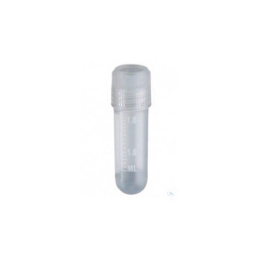 Cryoröhrchen, (Gefrierröhrchen) PP,-20 -196°C, Schraubkappe m. Siegelbindung 2,