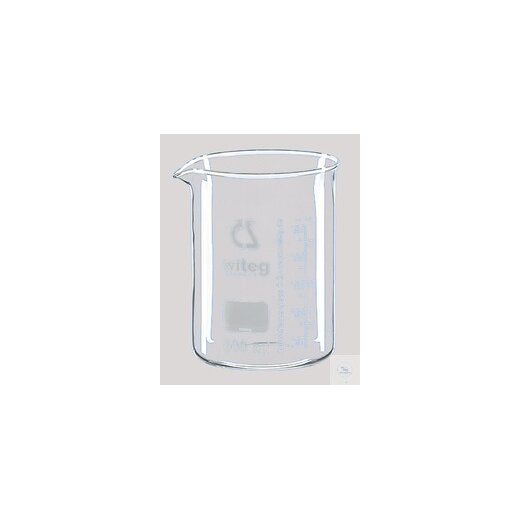 Beakers, low form, 2.000 ml, with graduation and spout, with witeg logo,
