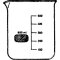 Beaker, low form, 600 ml, with graduation aud spout, with witeg logo,