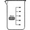 Becher, hohe Form, 1.000 ml, mit Teilung und Ausguss, Borosilikatglas 3.3, VE =