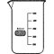 Beakers, tall form, 25 ml, with graduation and spout, borosilicate glass 3.3, PU = 1