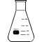Erlenmeyer flask, 250 ml, narrow neck, with graduation, borosilicate glass 3.3, pack of = 10