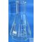 Culture flasks Biogen, Erlenmeyer form, with three baffles, neck