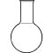 Round bottom flask, medium length, borosilicate glass, with beaded rim, 50 ml, flask Ø 51 mm,
