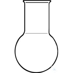 Round bottom flask, wide neck, 50 ml, with beaded rim,...