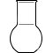 Flat bottom flask, wide neck, 250 ml, with flared rim, neck A.Ø 50 mm, A.Ø 85 mm, H