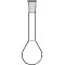 Kjeldahl-Kolben, 250 ml, hergestellt aus DURAN Rohr, NS 29/32, VE = 10 Stück