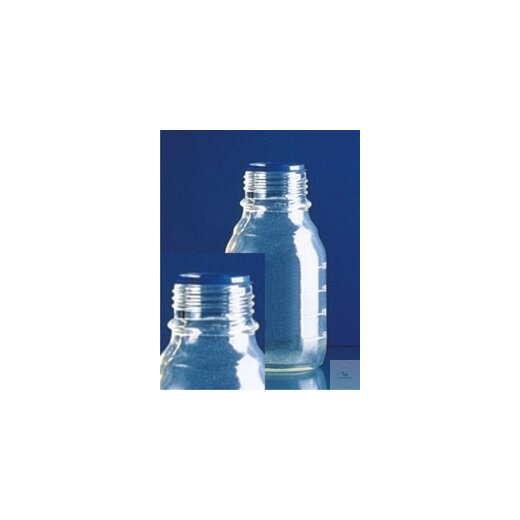 Laborflaschen, 2000 ml, GL 45, mit Graduierung, ohne Schraukappe und Ring,