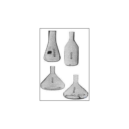 Culture flask acc. to Fernbach, 1800 ml, with 4 baffles in the bottom, neck straight, VE =