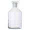 Narrow-necked steep-breasted bottles, 100 ml, NS 14/23, clear, with NS glass stopper,