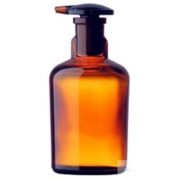 Dropper bottle, 50 ml, with flat top stopper, amber...