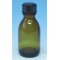 Enghals-Flasche 1000 ml, DIN-Gewinde GL 28, komplett mit Schraubkappe und