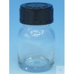 Wide-necked bottle 30 ml, DIN thread GL 32, complete with...