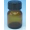 Wide-necked bottle 125 ml, DIN thread GL 40, complete with screw cap and