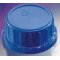 Originalitätsverschluss PP, blau, für Vierkantflaschen 250 ml, Weithals, GL 45