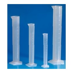 Graduated cylinder, 500 ml : 5 ml, PP, tall form, outer...