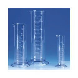 Graduated measuring cylinder, low form, SAN, 50 ml,...