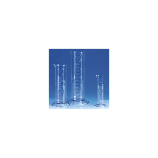 Messzylinder, niedere Form, graduiert, SAN, 1000 ml, glasklar VE = 6 Stück
