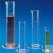 Messzylinder, niedere Form, 100 ml, PMP, glasklar, graduiert. VE = 8 Stück