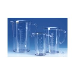 Measuring jug, with handle and spout, graduated in...