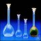Volumetric flask, narrow neck, PMP, with ring mark and PP stopper NS 10, 25 ml, height 115 mm