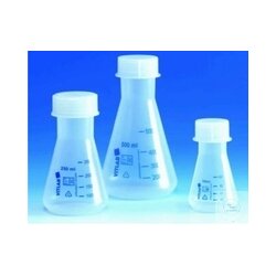 Erlenmeyer flask, PP, 50 ml, GL 40, wide neck,...