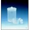 Weighing jars with knob lid, PP, transparent, 60 ml, Ø 40 mm, height 69 mm