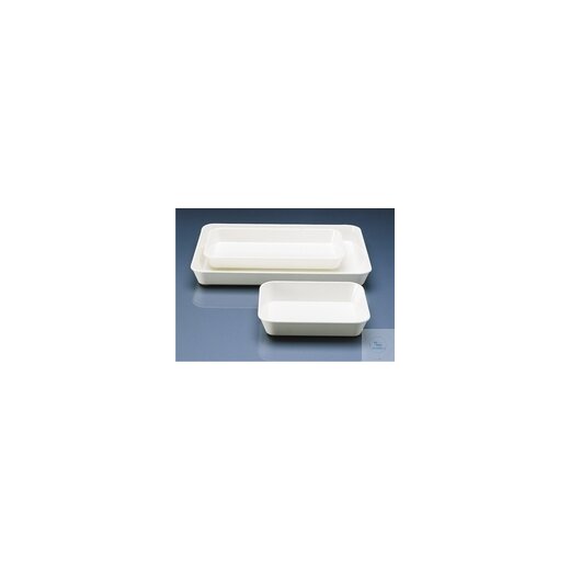 Instrument trays, high form, white, 190 x 150 mm, height 40 mm, made of MF
