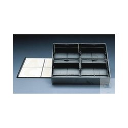 STORAGE BOX WITH 4 INSERTS, PS, 192 X 169 MM, HEIGHT 39...