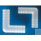 CONNECTORS, L-FORM PP, FOR HOSE IØ 4-5 MM, VE = 20 PIECES
