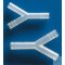 CONNECTORS, Y-SHAPE, PP, FOR HOSE Ø I. 6-7 MM, VE = 20 PIECES