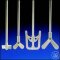 Stirrer 100mm Shaft-Ø:8mm 2 hinged blades