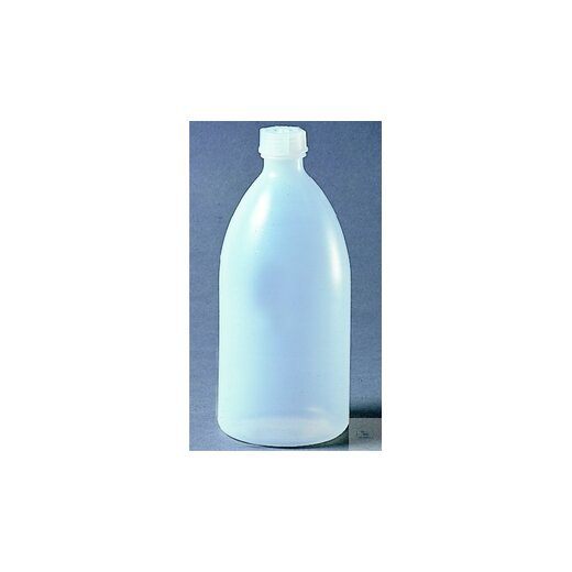 ENGH-FLASCHEN,PE-LD,250 ML,GL 25,RUND, MIT VERSCHRAUBUNG,