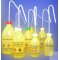 SPRAY BOTTLES, 500 ML, PE-LD, W. SAFETY SPRAY NOZZLE, YELLOW-LIGHT-DEFLECTING