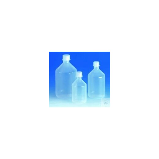 Steilbrustflaschen, 100 ml, PP, Enghals, mit PP-Schraubkappe GL 18 VE = 10 Stück