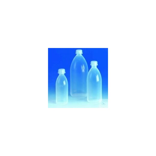 Steilbrustflasche, 100 ml, PFA, transparent, hohe Temperatur- u.