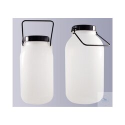 BOTTLES WH HDPE 5000ml WITH HOLDING HANDLE