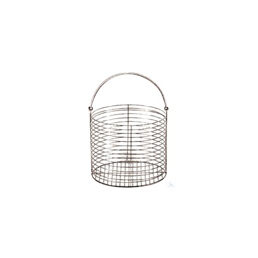 Wire basket for autoclaves WAC-80, 80 litres, Ø 370 mm, height 250 mm