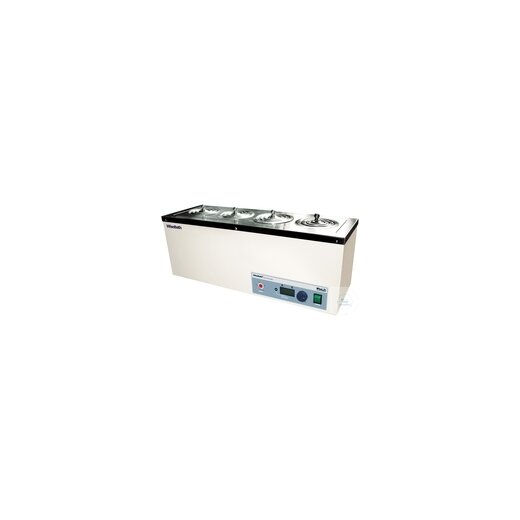 In-line water bath WEB-6, 6 openings Ø 110 mm, temp. range: ambient temperature