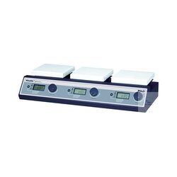 Multiple magnetic stirrer with heating SMHS-3, with 3...