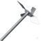 Propellerrührer PL021, 4 Flügel, Edelstahl, Flügelbreite: 100 mm, Ø 8 mm,