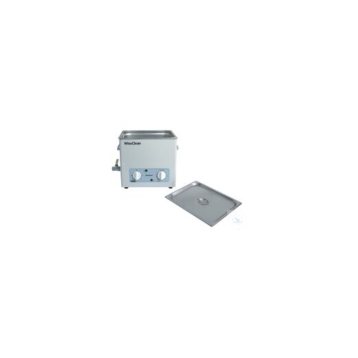 Ultrasonic unit, analogue, WUC-A02H, stainless steel housing, with lid, volume: 1