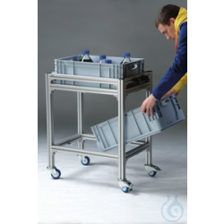 Transport tubs for universal trolley 80l