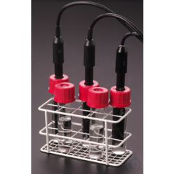 Electrode storage rack for 5 pH electrodes