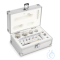 E2 1 mg - 200 g weight set, in aluminium case, polished stainless steel