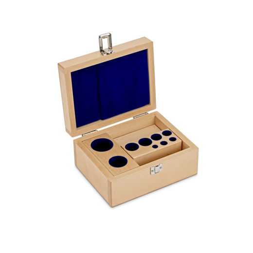 Etui 1mg - 1 kg, E1 + E2 + F1, Holz