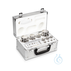 E2 1 mg - 2 kg Gewichtsatz, im Aluminiumetui, Edelstahl...