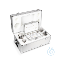 E2 1 mg - 5 kg Gewichtsatz, im Aluminiumetui, Edelstahl...