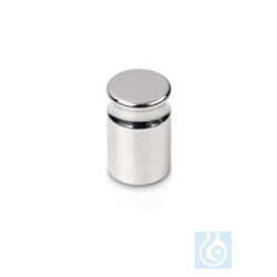 E2 200 g test weight, compact form, polished stainless steel