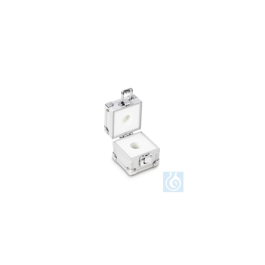 Aluminium weight case, 100 g, aluminium for E1 - M2, knob/compact
